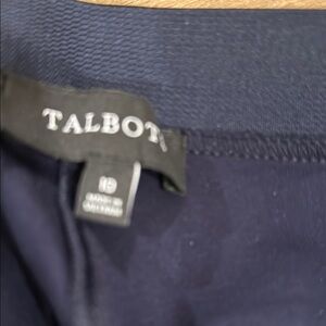 Talbots Navy ankle leggings